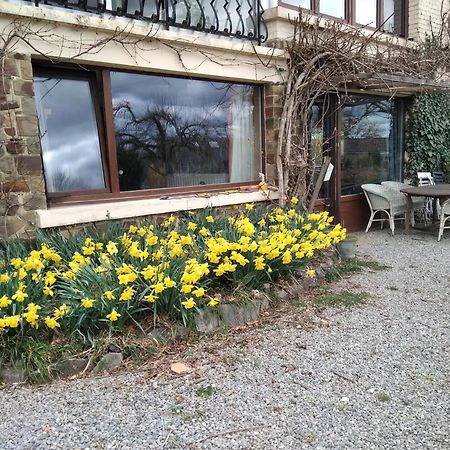 Dinant La Bergeronnette Avec La Chaleur Du Feu De Bois Et Le Jardin Exterior foto